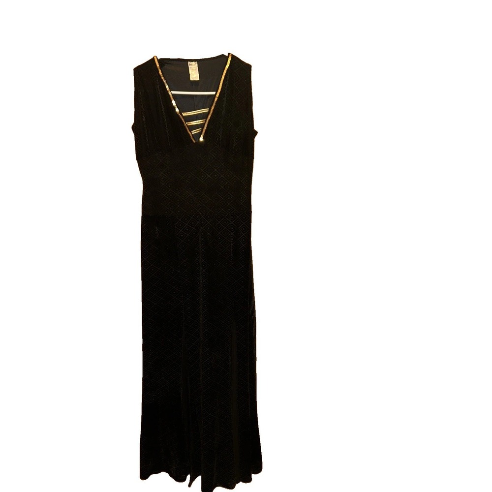 Spirit Sport Halloween Adult M Costume Or Dress Maxi Front 2 Slits Whimsy Goth